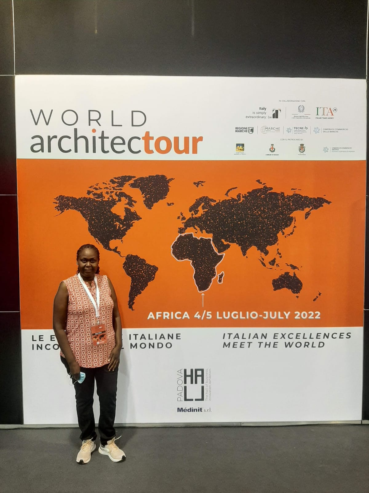 Terry Interior Designs at World Architectour Africa 2022, Padua, Italy