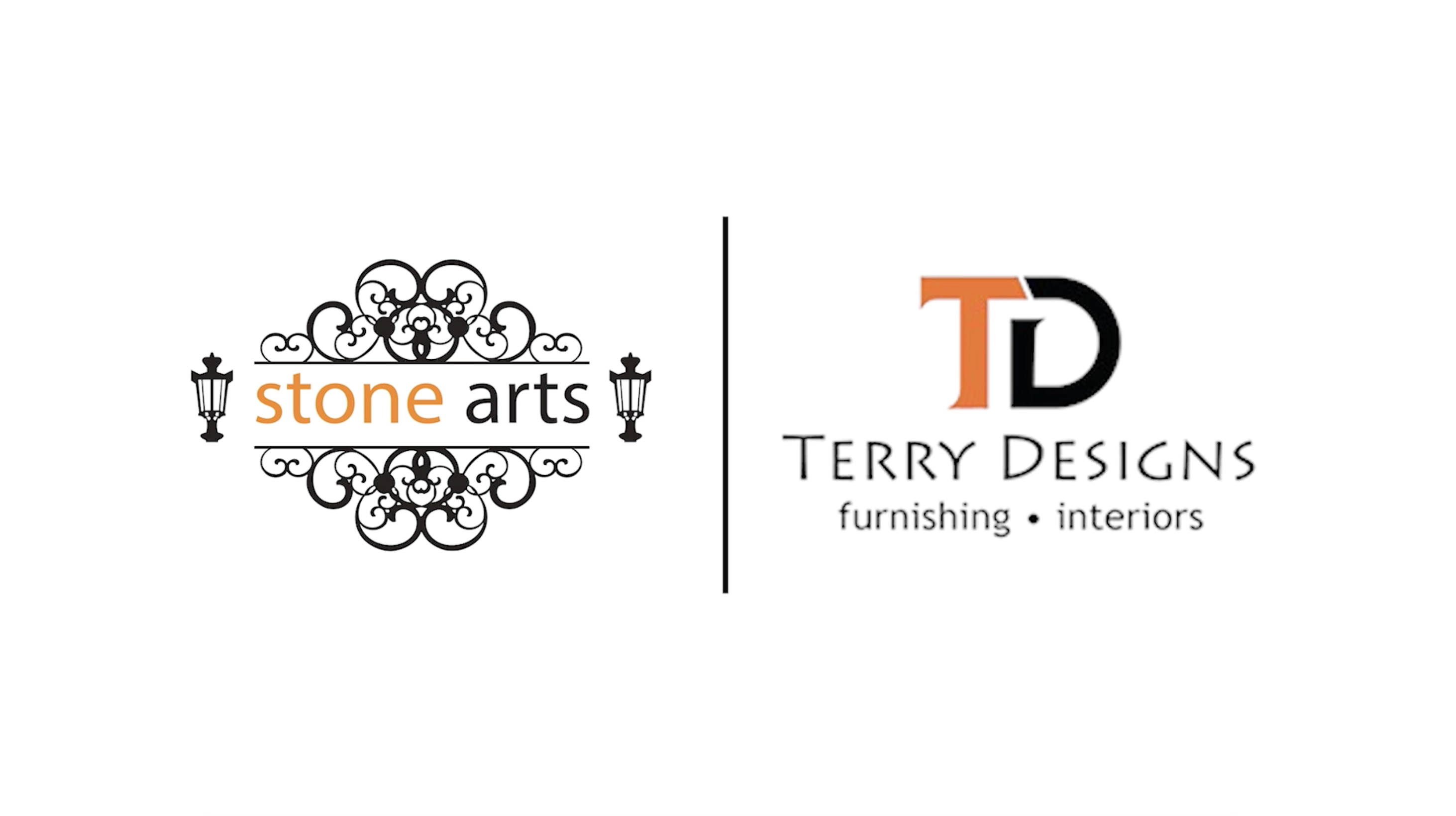 Stone Arts Kenya and Terry Designs logos side by side