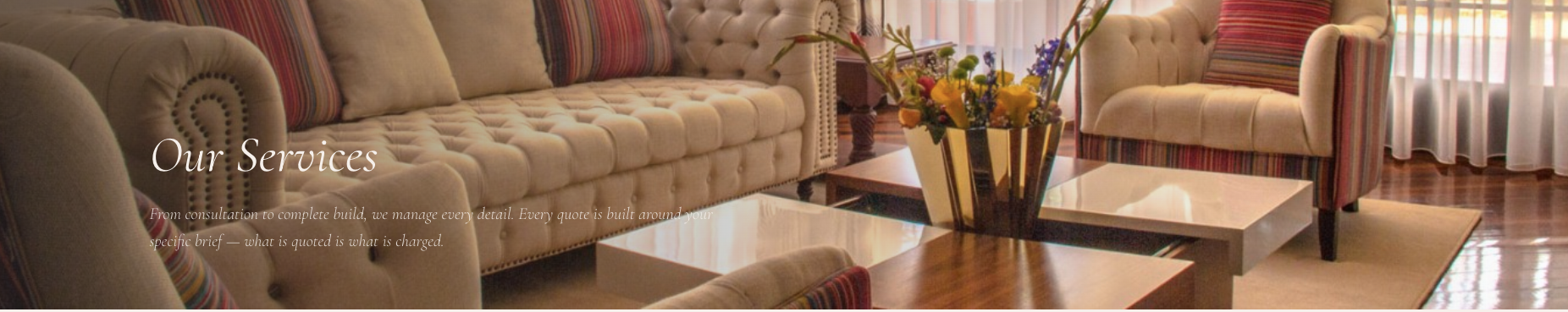 Custom upholstered armchair and fabric samples