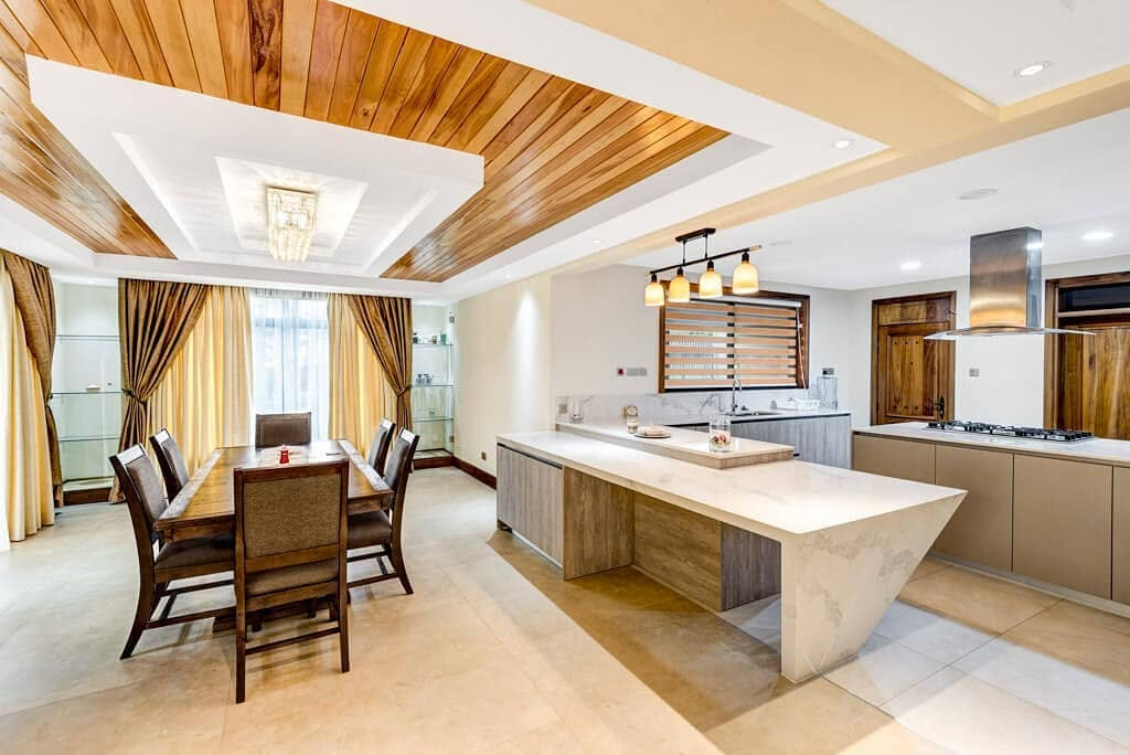 Thika Greens Residence — open-plan kitchen and dining